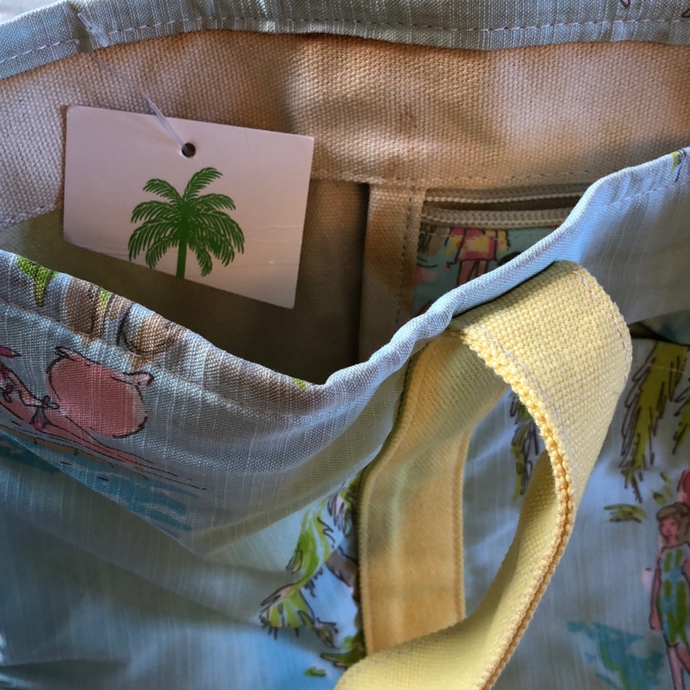 ⭐️New Lilly Pulitzer Canvas Reusable Tote Bag - Picture 6 of 6